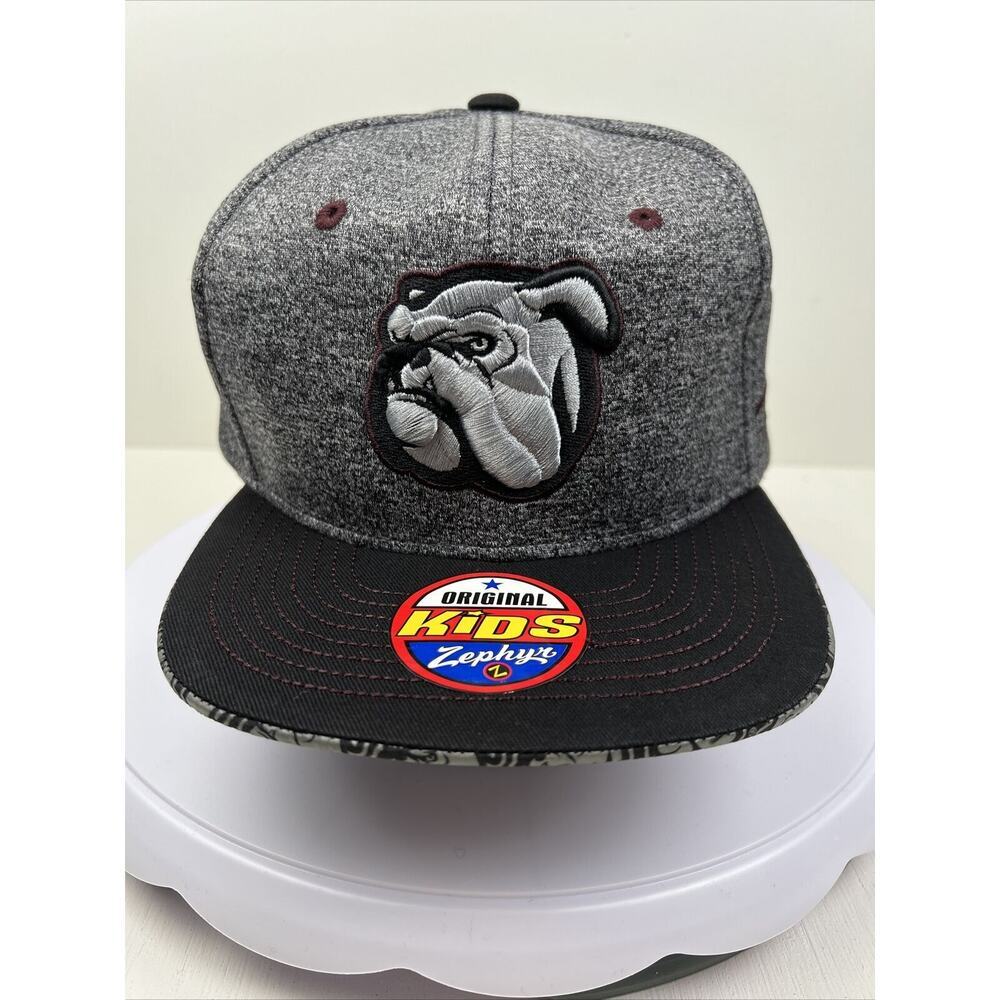 Zephyr Kids‎ Bulldog Cap NCAA Hat Gray Adjustable